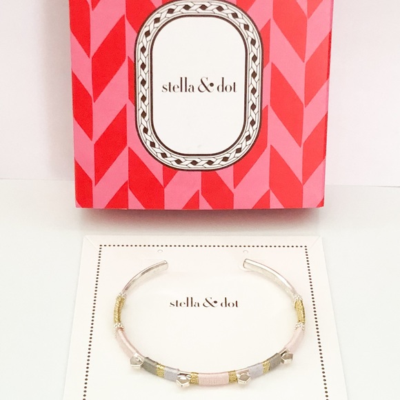 Stella & Dot Colorblock Cuff in Blush - Picture 2 of 4